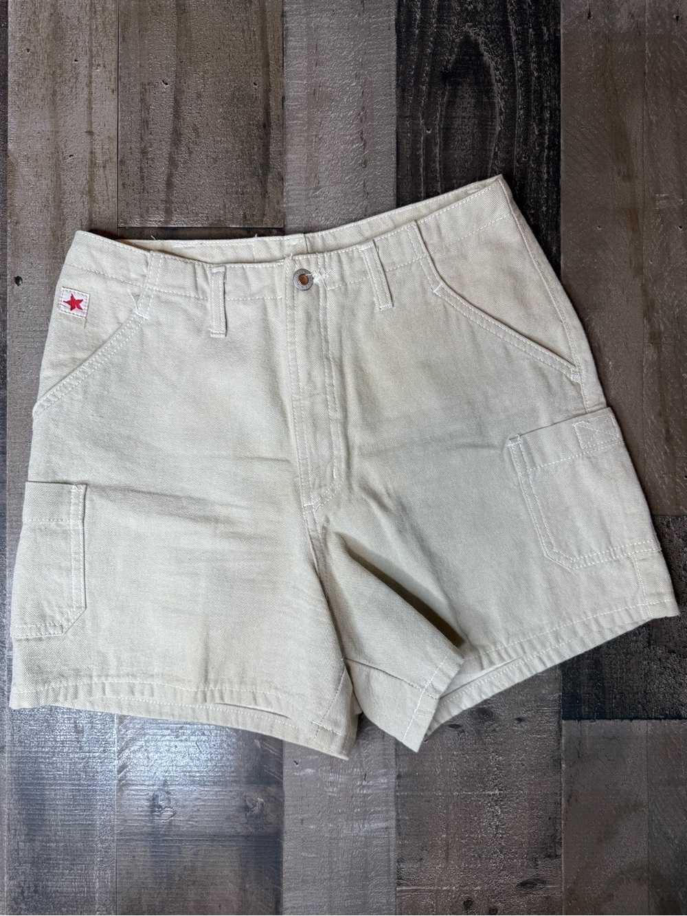 Vintage Rockies Cream Jean Short size 7